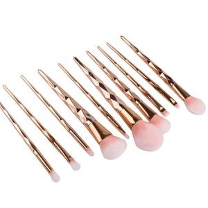 Rose Gold Makeup Brushes